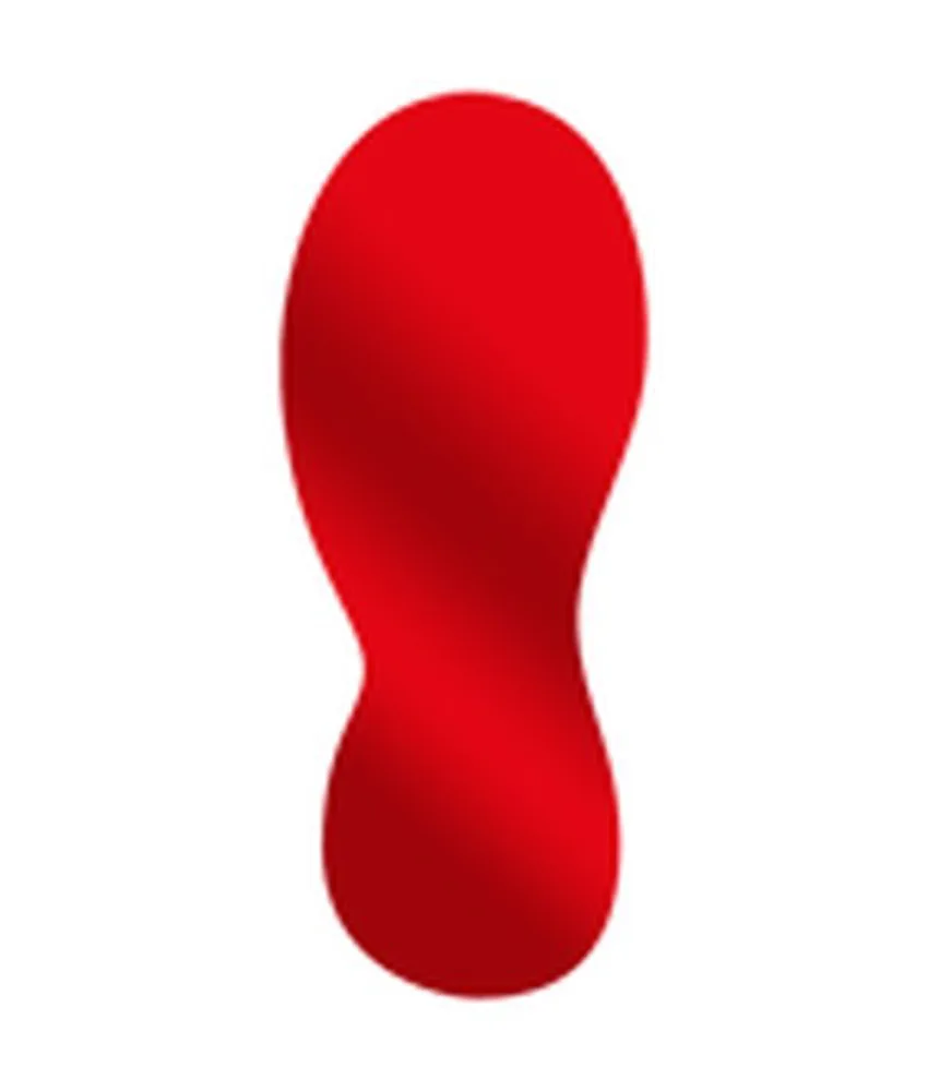 10 paia di orme da pavimento in PVC, molto resistenti - goffrate