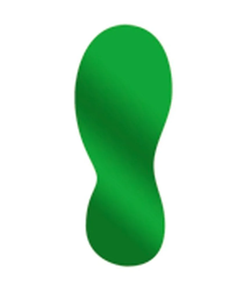 10 paia di orme da pavimento in PVC, molto resistenti - goffrate