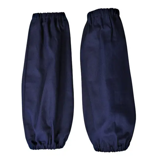 Paio di manicotti ignifugati in "Bizweld" colore blu navy