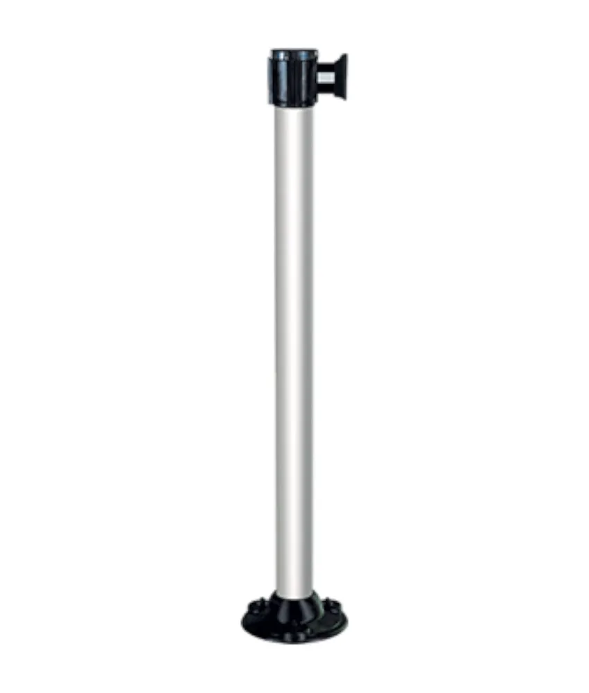 Paletto in alluminio, con base magnetica - Ø 60 x altezza 970 mm