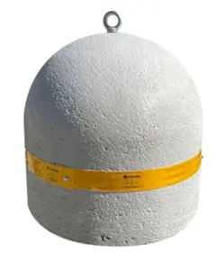 Panettone stradale in cemento  con gancio golfare