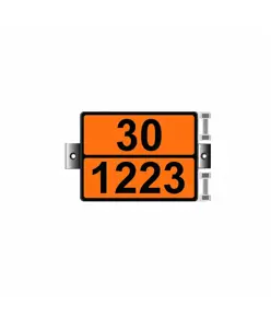 Pannello ADR con numeri fissi imbossati