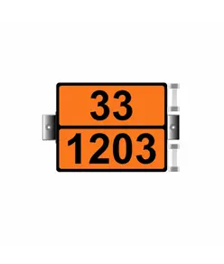 Pannello ADR con numeri fissi imbossati