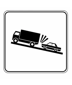 Pannello integrativo  autocarri in rallentamento