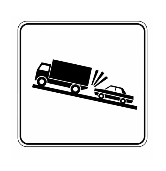 Pannello integrativo  autocarri in rallentamento