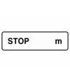 Pannello integrativo stop a m