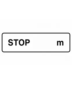 Pannello integrativo stop a m