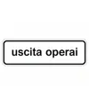 Pannello integrativo uscita operai