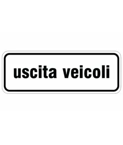 Pannello integrativo uscita veicoli