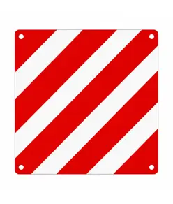 Pannello per carichi sporgenti  rifrangente