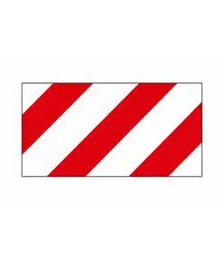 Pannello per trasporti eccezionali rifrangente