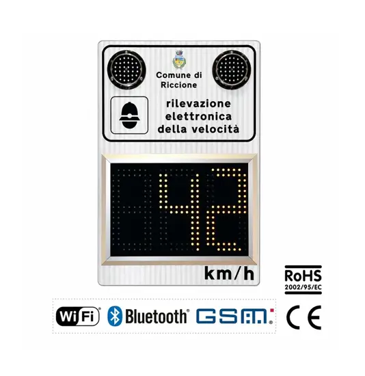 Pannello rilevatore velocità  DTS Slim B