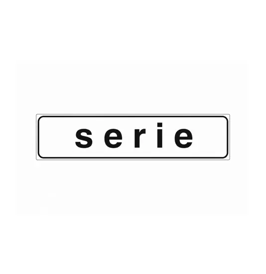 Pannello Stradale Serie