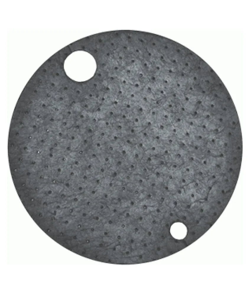 25 panni coprifusti assorbenti, universali - diametro 56 cm - colore grigio