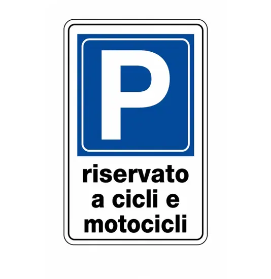 Parcheggio riservato a cicli e motocicli