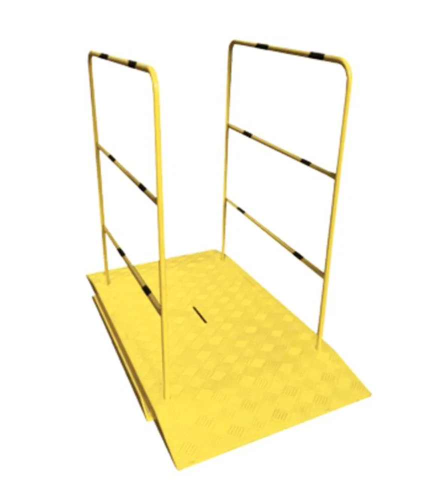 Passerella pedonale in acciaio, Per cantieri - lunghezza 140 cm