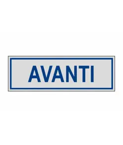 Pellicola adesiva per interni 'avanti'