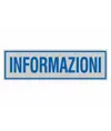 Pellicola adesiva per interni 'informazioni'