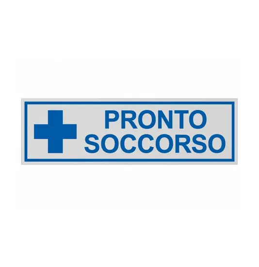 Pellicola adesiva per interni 'pronto soccorso' con simbolo croce