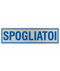 Pellicola adesiva per interni 'spogliatoi'