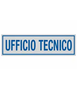 Pellicola adesiva per interni 'ufficio tecnico'