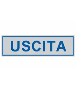 Pellicola adesiva per interni 'uscita'