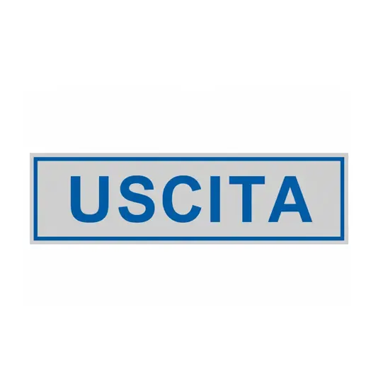 Pellicola adesiva per interni 'uscita'