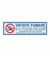 Pellicola adesiva per interni 'vietato fumare' con articoli
