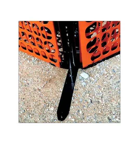 Piedino per barriera modulare