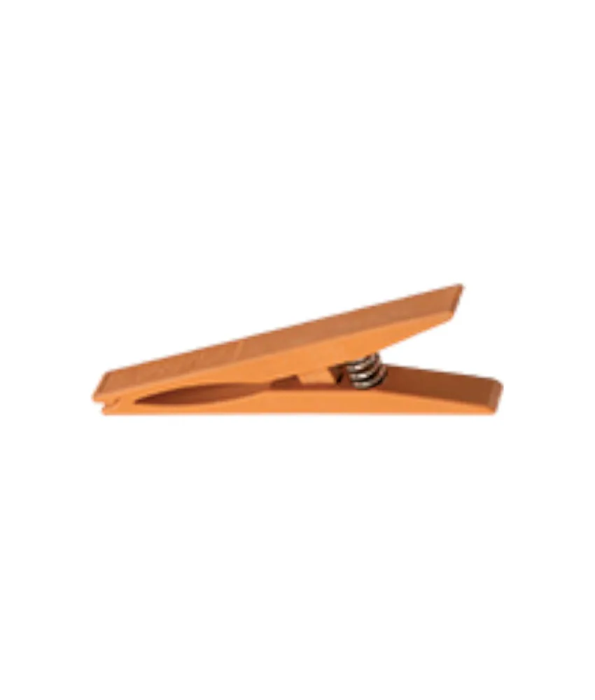 Pinza per fissaggio rotoli isolanti, materiale in plastica