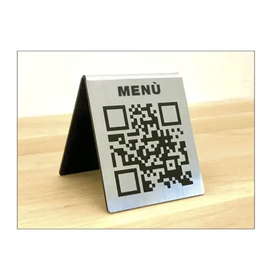 Porta menù con QR CODE