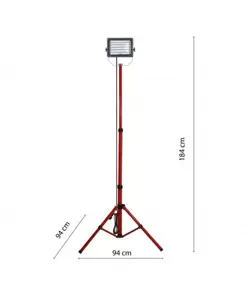 Proiettore led 50w con treppiede