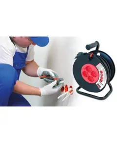 Prolunga elettrica con avvolgicavo
