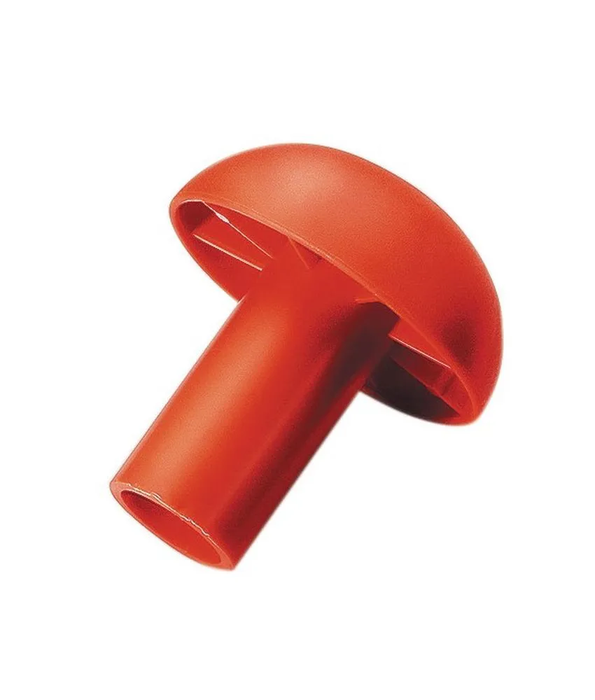 50 pezzi Protezioni a fungo per tondini armature, in plastica - per tondini diametro Ø8-16 mm