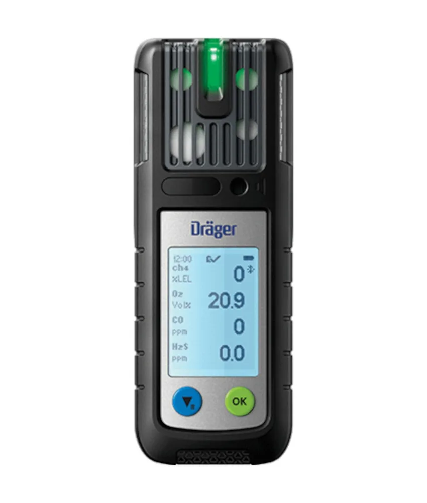 Rilevatore multigas Drager X-AM 2800, rileva fino a 4 sostanze simultaneamente - adatto agli ambienti esplosivi ATEX - batteria ricaricabile