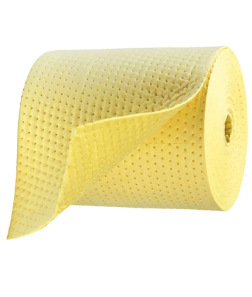 Rotolo perforato per chimici 'Safe in', dimensioni cm 80 x 40 metri - potere assorbente 165 lt per confezione