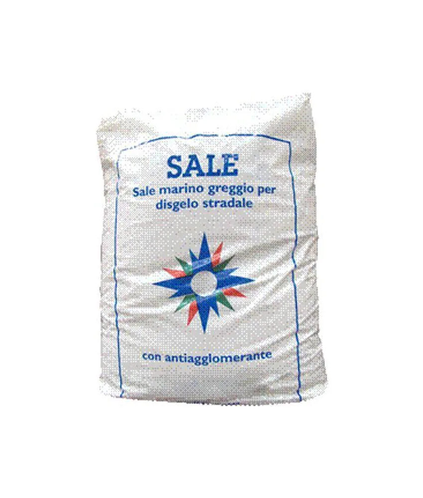Sale per neve e ghiaccio uso stradale, sale marino greggio - con antiagglomerante