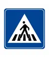 Segnale di sicurezza  'Attraversamento pedonale'