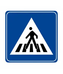 Segnale di sicurezza  'Attraversamento pedonale'
