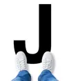 Segnaletica adesiva da pavimento con lettere e numeri