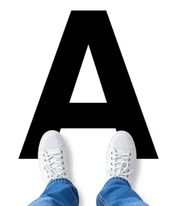 Segnaletica adesiva da pavimento con lettere e numeri