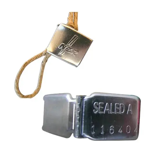 Sigilli a clip colore argento. Utilizzo con spiralina. Scatola 10.000 pz.