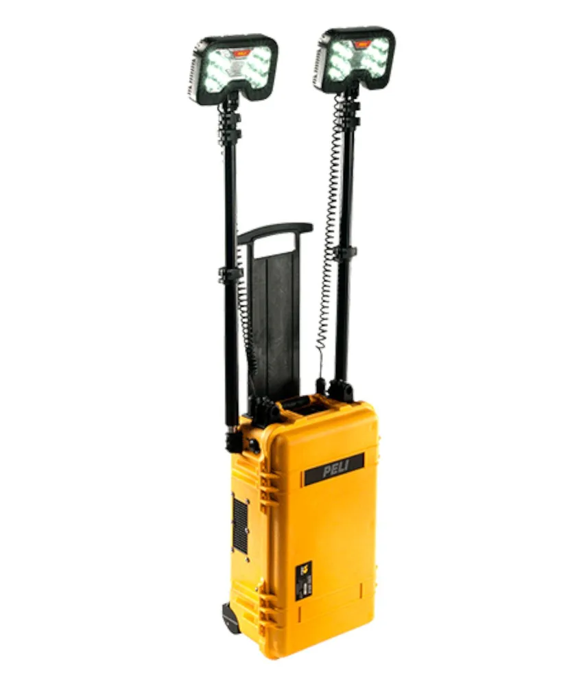 Sistema di illuminazione a Led, fascio luminoso 12.000 lumen - con batteria ricaricabile
