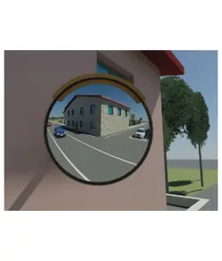Specchio parabolico stradale  infrangibile