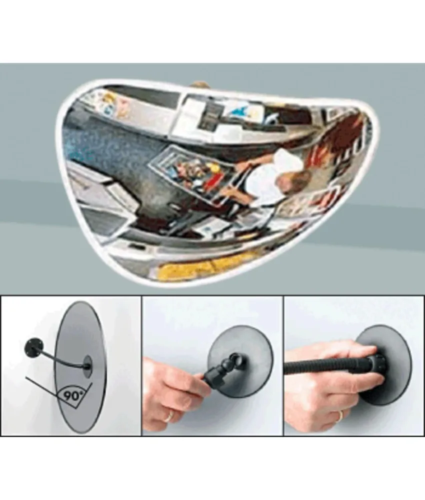 Specchio triangolare per interni, materiale acrilico - viti incluse