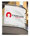 Striscione microforato in formato quadrato