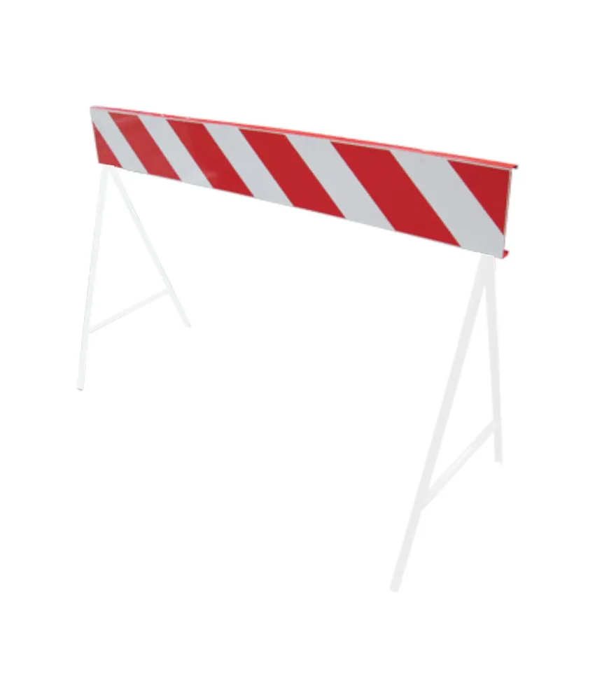 Supporti per barriera stradale lamiera zincata, Coppia di gambe per barriera stradale - lamiera zincata