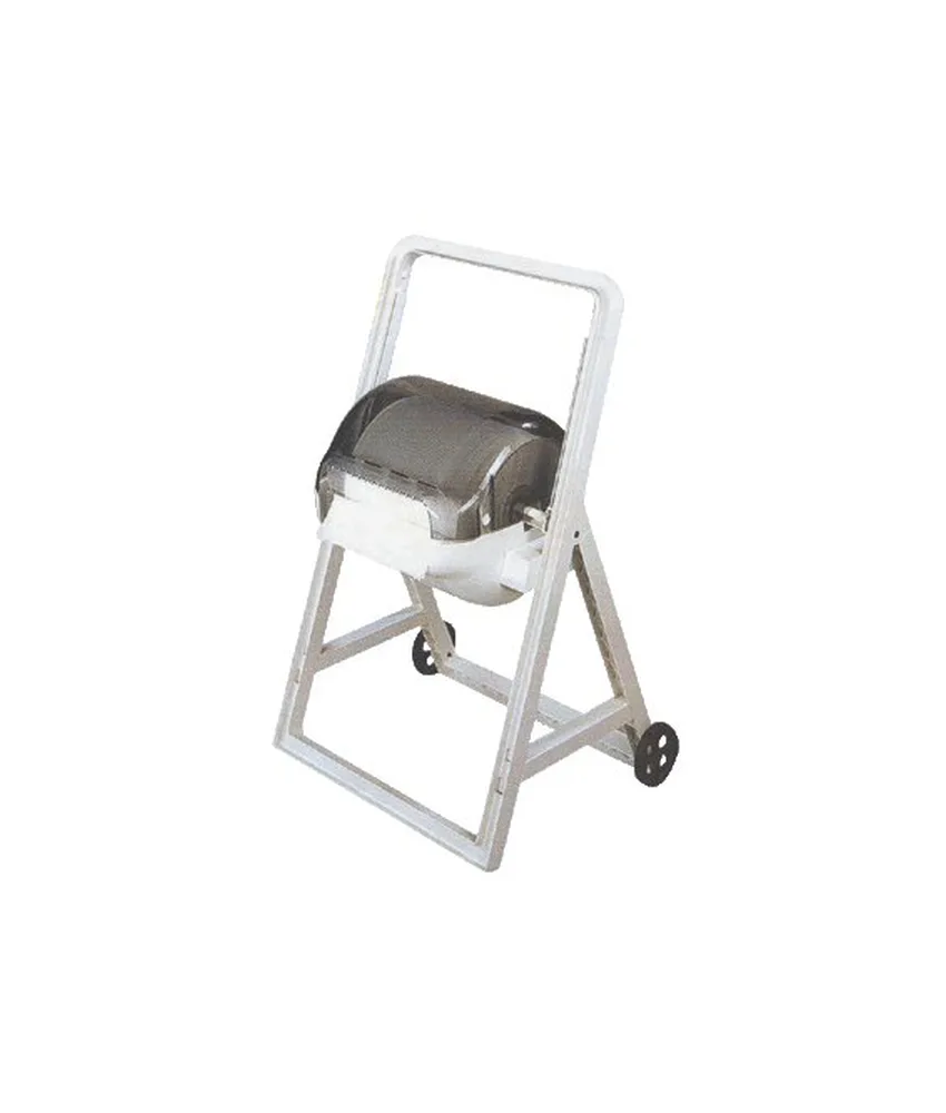 Supporto porta rotolo per carta con coperchio, Guscio in ABS - conforme HACCP