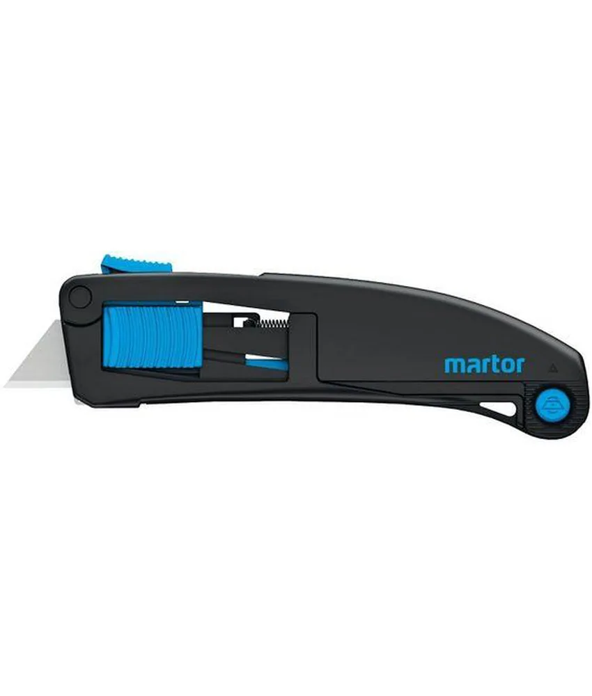 Taglierino di precisione Martor 'Secupro maxisafe', con lama retrattile automaticamente - in plastica