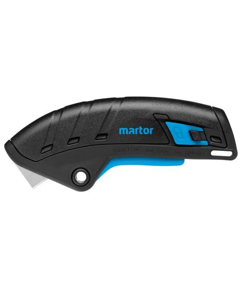 Taglierino professionale Martor 'Secupro merak', con lama retrattile automaticamente - in plastica